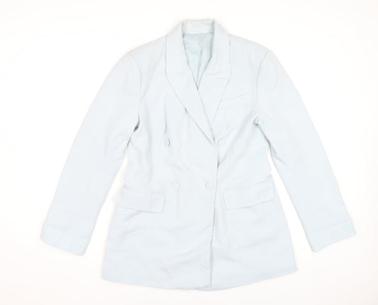 Womens UK Size 10 Gallery Blue Basic Jacket