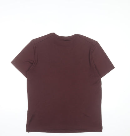 Nike Men's Brown Dri-FIT Running T-Shirt Size M