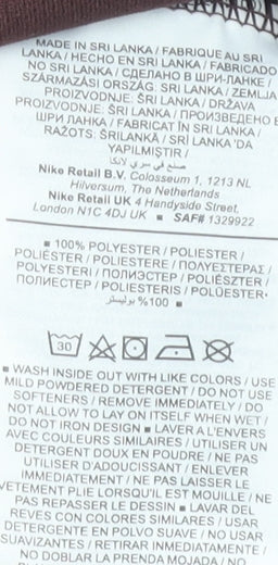 Nike Men's Brown Dri-FIT Running T-Shirt Size M