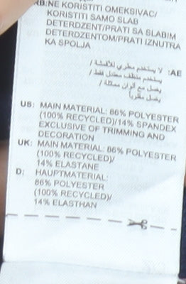 Adidas Men's Blue Running T-Shirt M Athletic Fit Lightweight