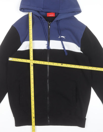 Slazenger Men’s Blue Full Zip Hoodie Size S Sportswear