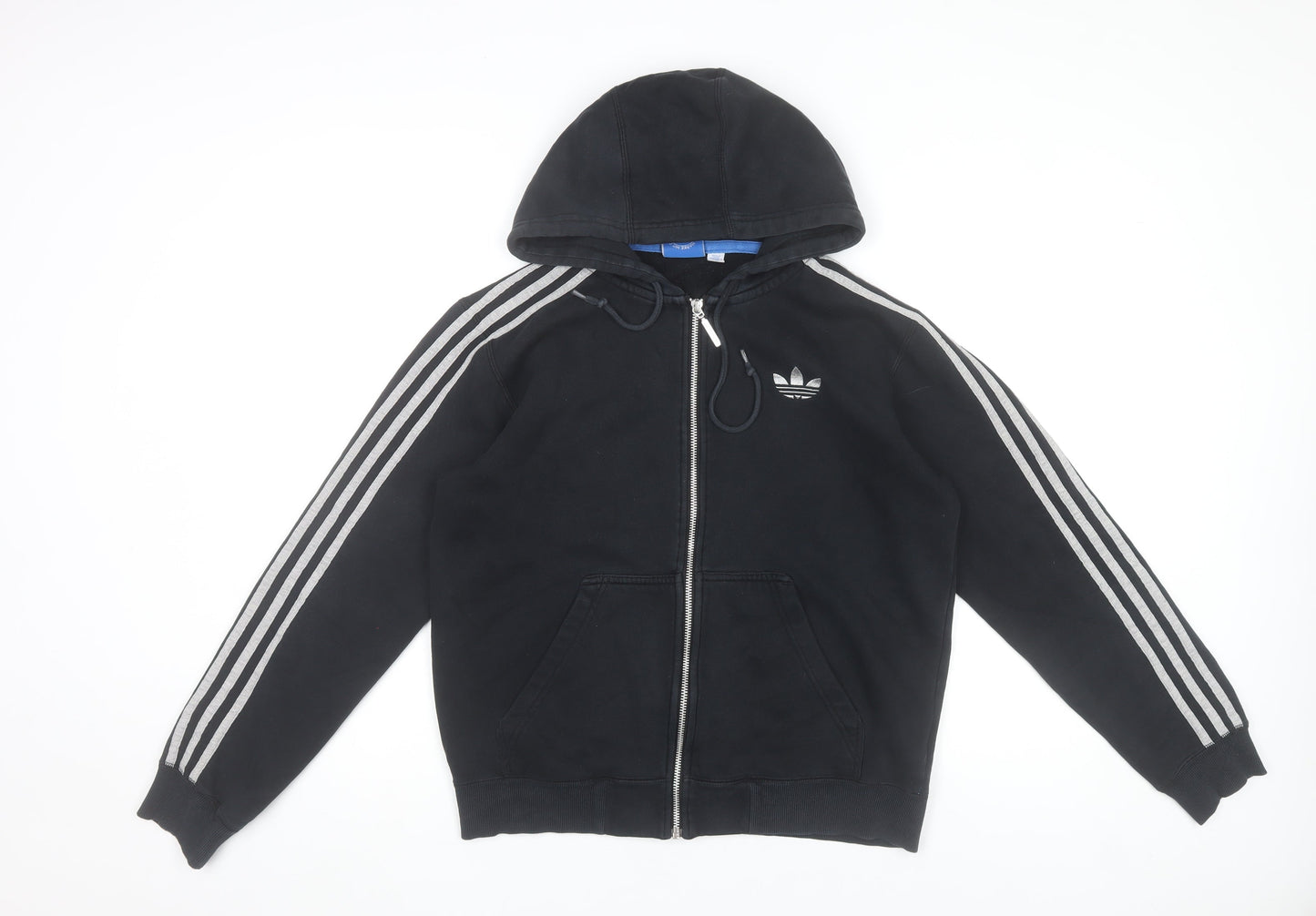 Adidas Men's Black Full Zip Hoodie S Sports Fleece Jacket