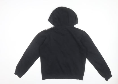 Adidas Men's Black Full Zip Hoodie S Sports Fleece Jacket