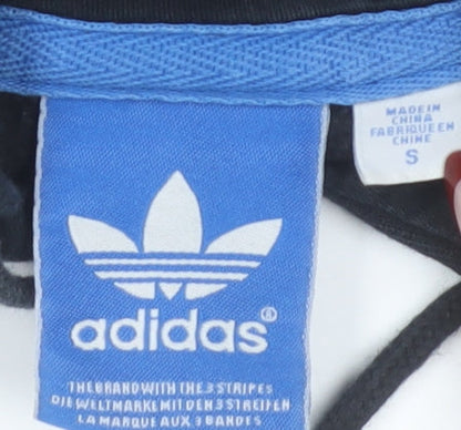 Adidas Men's Black Full Zip Hoodie S Sports Fleece Jacket