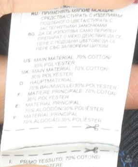 Adidas Men's Black Full Zip Hoodie S Sports Fleece Jacket