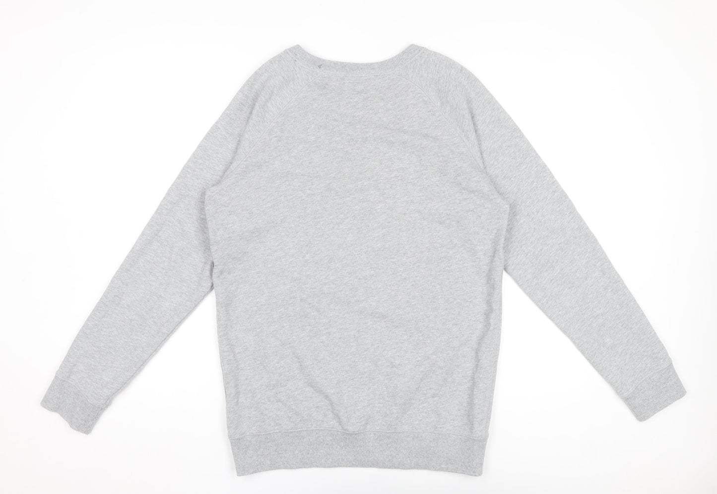 Tommy Hilfiger Mens Grey Crew Neck Sweatshirt Size M Cotton Blend