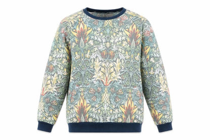 Topman Men's Multicoloured Floral Sweatshirt S Crew Neck Pullover