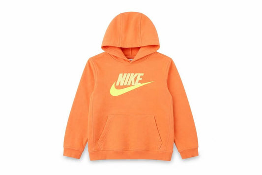 Boys UK Size L Nike Orange Pullover Hoodie