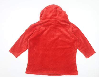 Liverpool FC Boys Red Fleece Hooded Robe One Size LFC Official Product