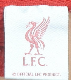 Liverpool FC Boys Red Fleece Hooded Robe One Size LFC Official Product