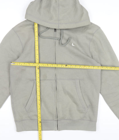 Mens UK Size S Jack Wills Grey Full Zip Hoodie