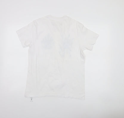 Lemonpeel London Women's White XS Graphic Eye Organic Cotton T-Shirt