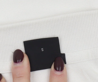 Hugo Boss Men's White Regular Fit Cotton Polo Shirt S