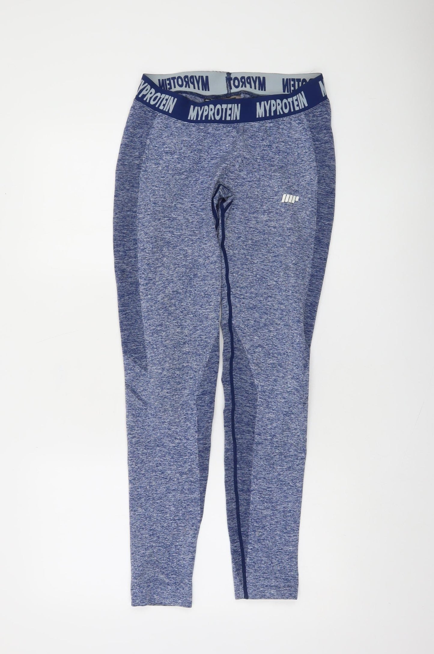 MyProtein Womens Blue Seamless Gym Leggings Size M