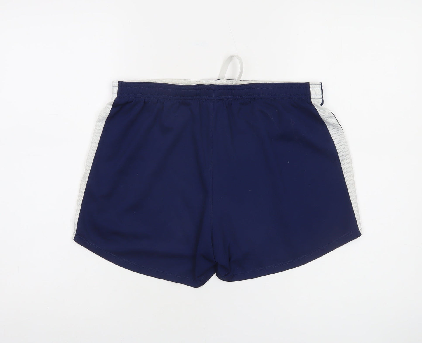 Nike Womens Blue Dri-FIT Athletic Shorts Size L Breathable Running