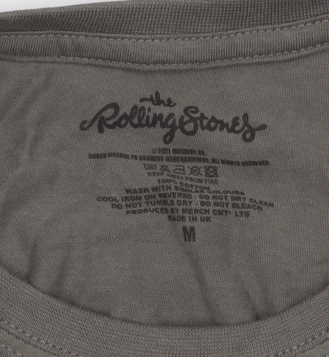 The Rolling Stones Men's Grey Graphic Tour T-Shirt - Size M