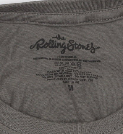 The Rolling Stones Men's Grey Graphic Tour T-Shirt - Size M