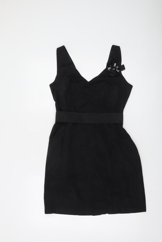 River Island Women’s Black Size 10 Sheath Party Dress