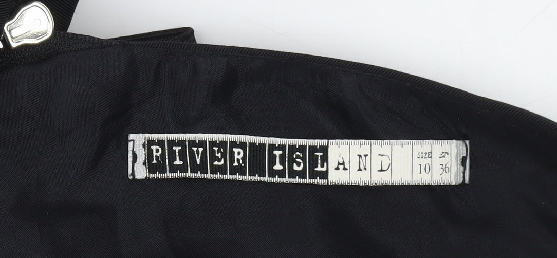 River Island Women’s Black Size 10 Sheath Party Dress