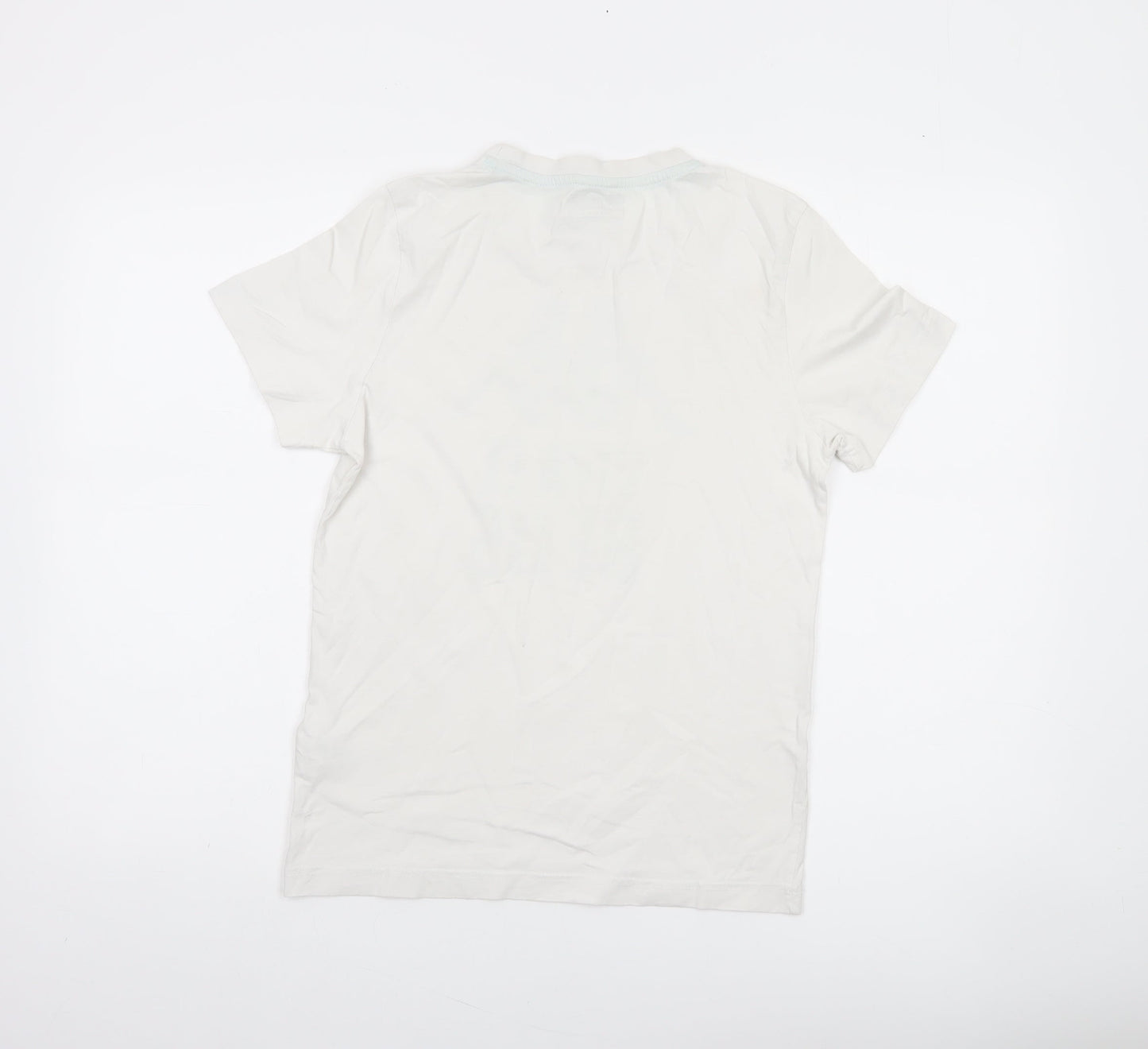 Kappa Women's White Viva El Betis T-Shirt Small Short Sleeve