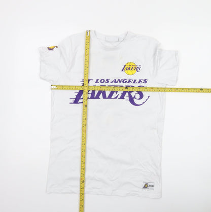 NBA Boys White Los Angeles Lakers LeBron James 13-14 Years T-Shirt