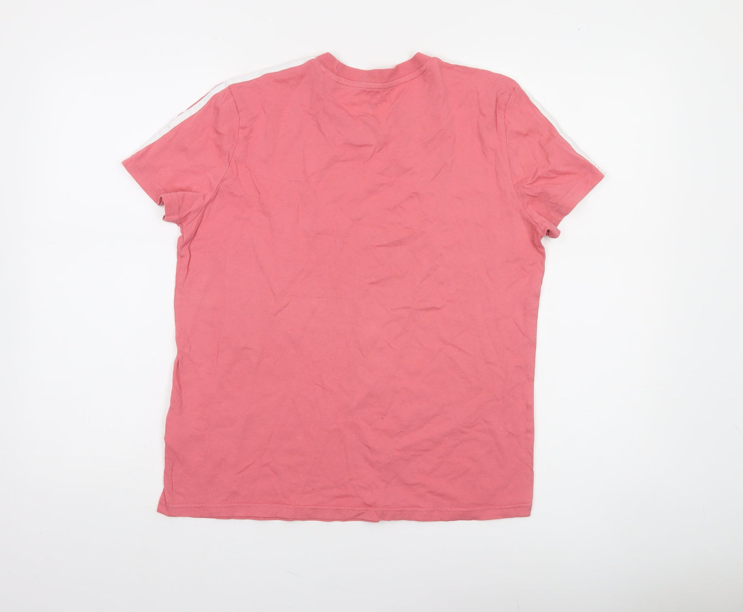 Womens UK Size L adidas Pink Basic T-Shirt