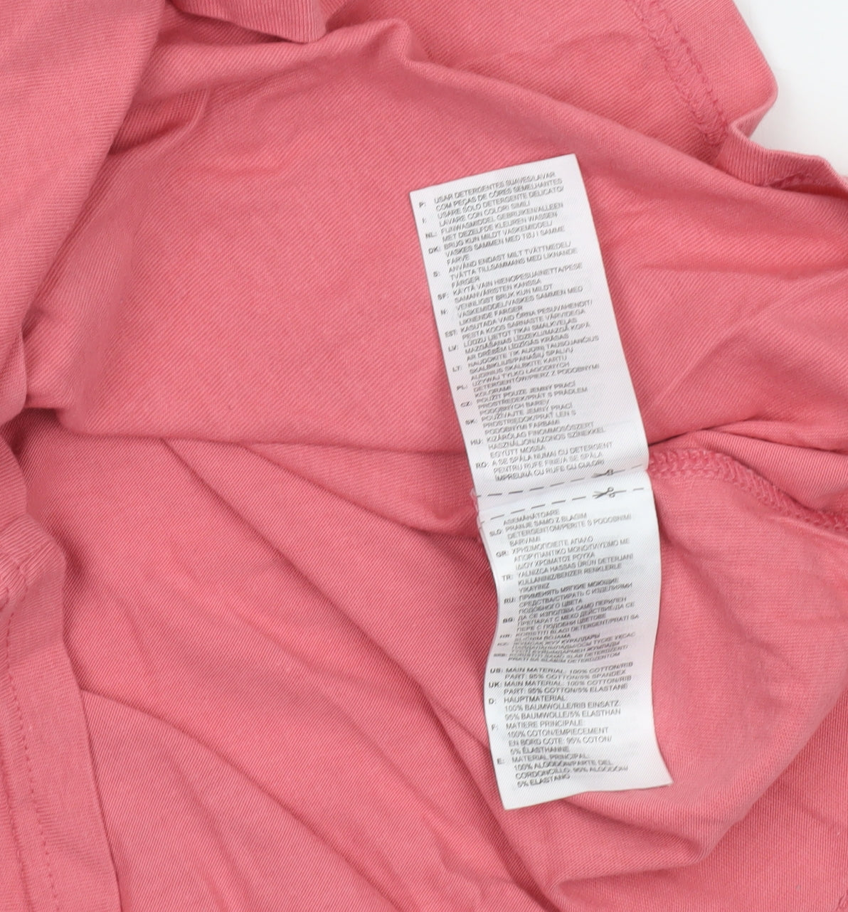 Womens UK Size L adidas Pink Basic T-Shirt