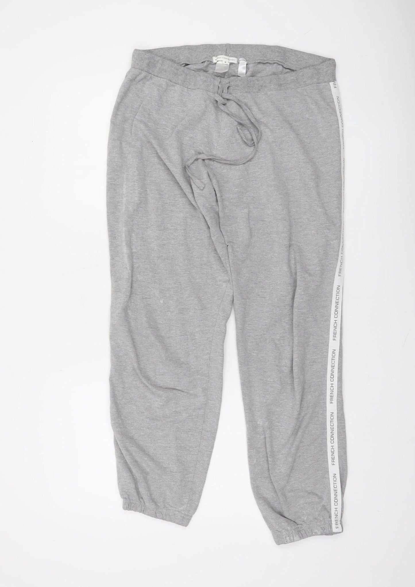 French Connection Womens Grey Jogger Trousers Size M Elastic Waist