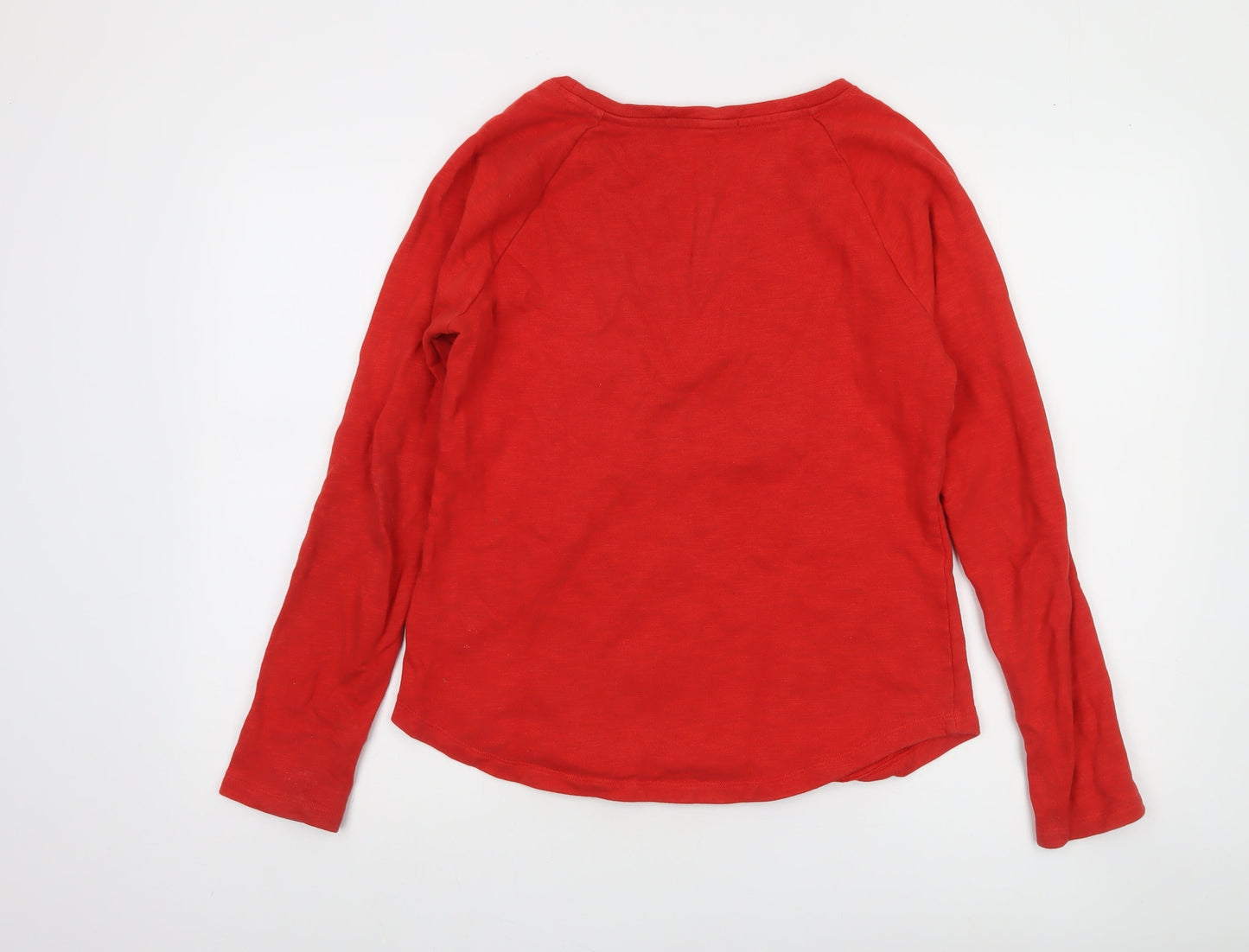Gap Women Red Long Sleeve Pullover Sweatshirt Size S