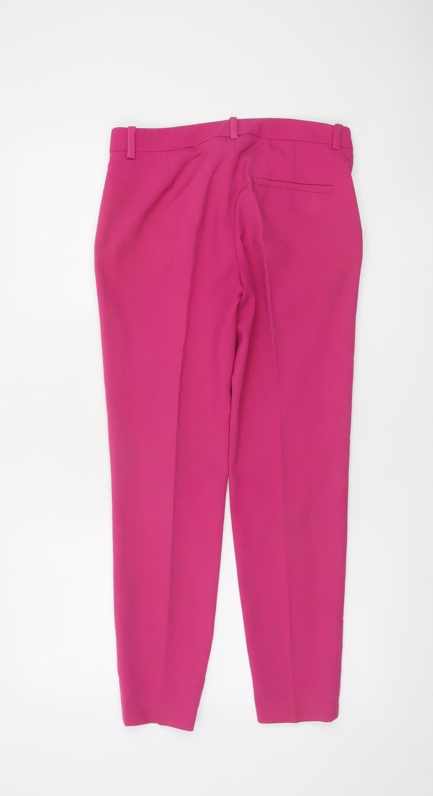 Zara Basic Women's Pink Tapered Slim Fit Trousers XS