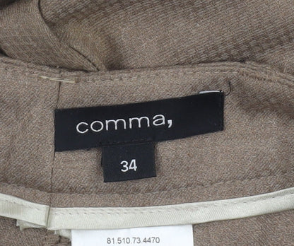 Comma Women’s Beige Dress Pants Size 6 Straight Leg Work Trousers