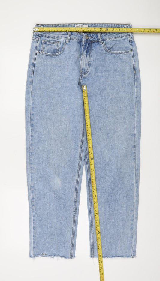 Redial Women's Blue Light Wash Straight Denim Jeans Size 14