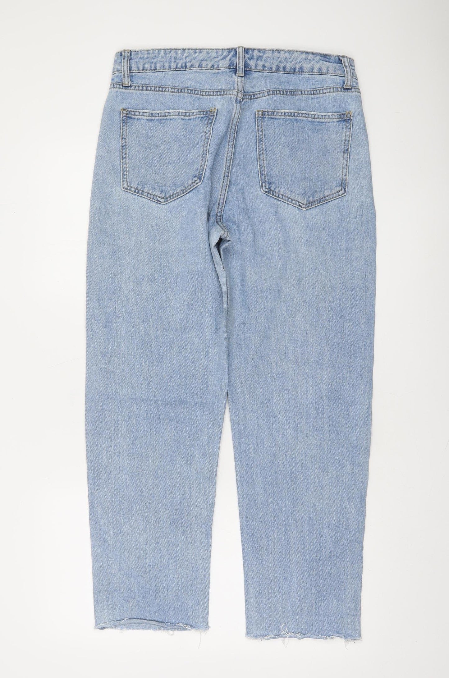 Redial Women's Blue Light Wash Straight Denim Jeans Size 14