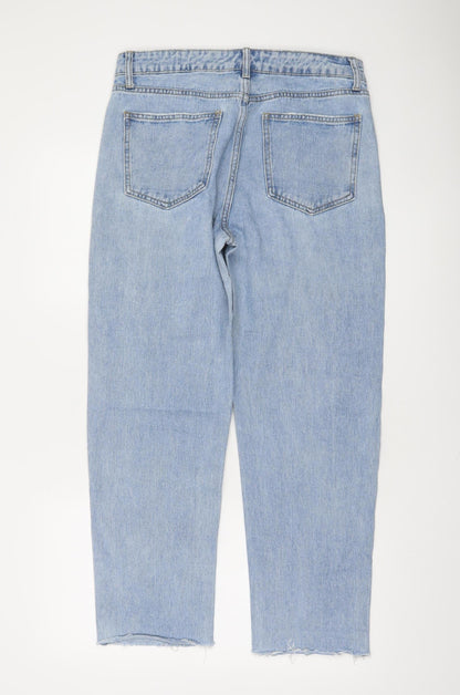 Redial Women's Blue Light Wash Straight Denim Jeans Size 14