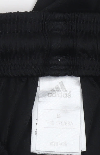 Adidas Boys Black Gold Athletic Shorts S FC Bayern Munich Football