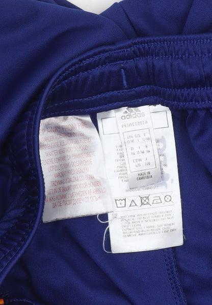 Adidas Boys Blue Real Madrid Athletic Shorts Size 13-14Y Polyester