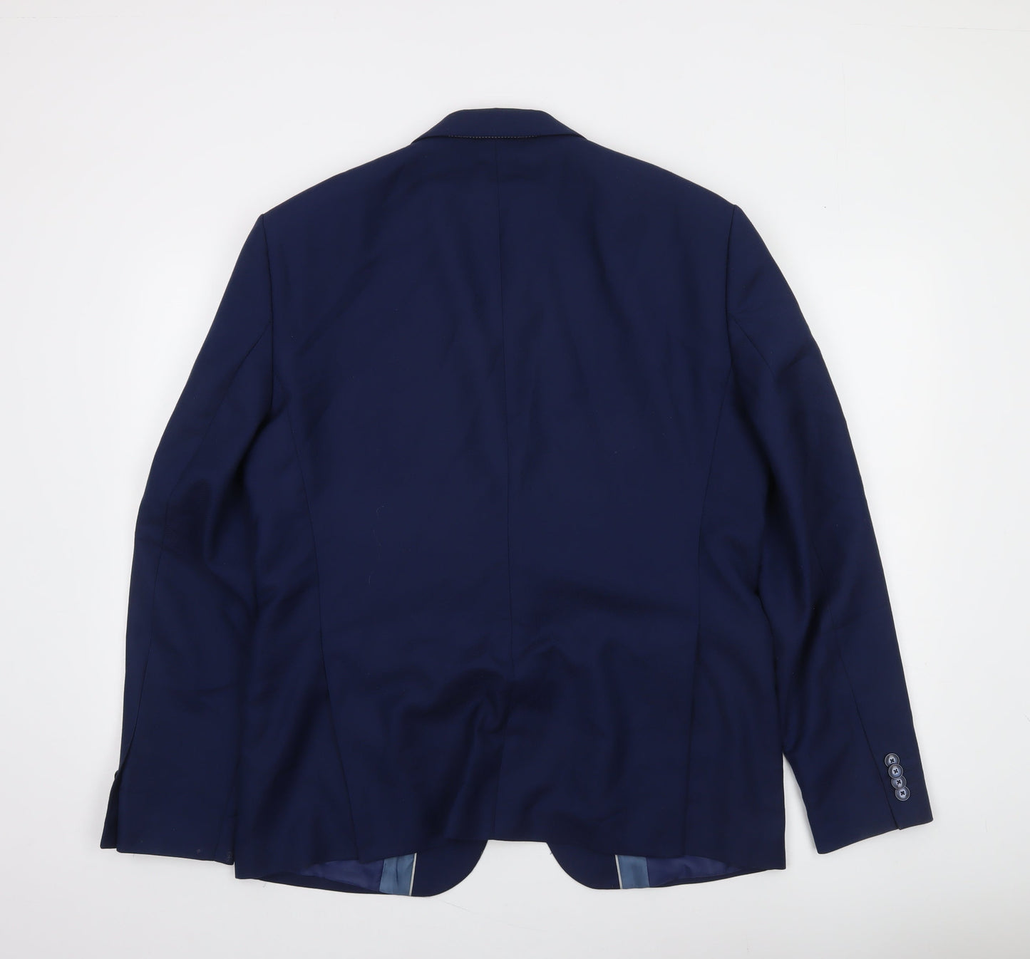 Mens UK Size 44 Zara Man Regular Blue Suit Jacket