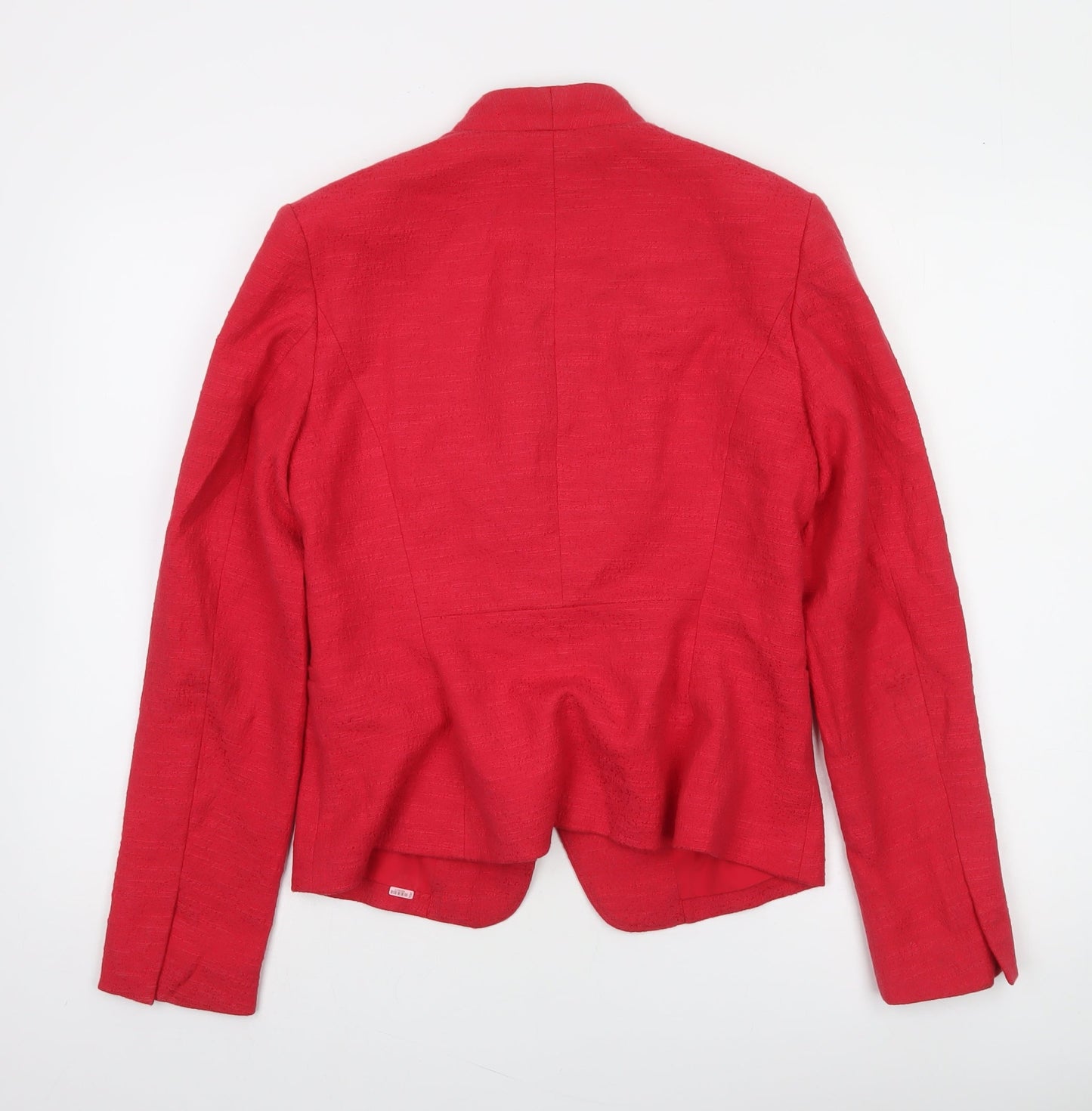 LOFT Women's Red Single-Breasted One-Button Blazer Size 2