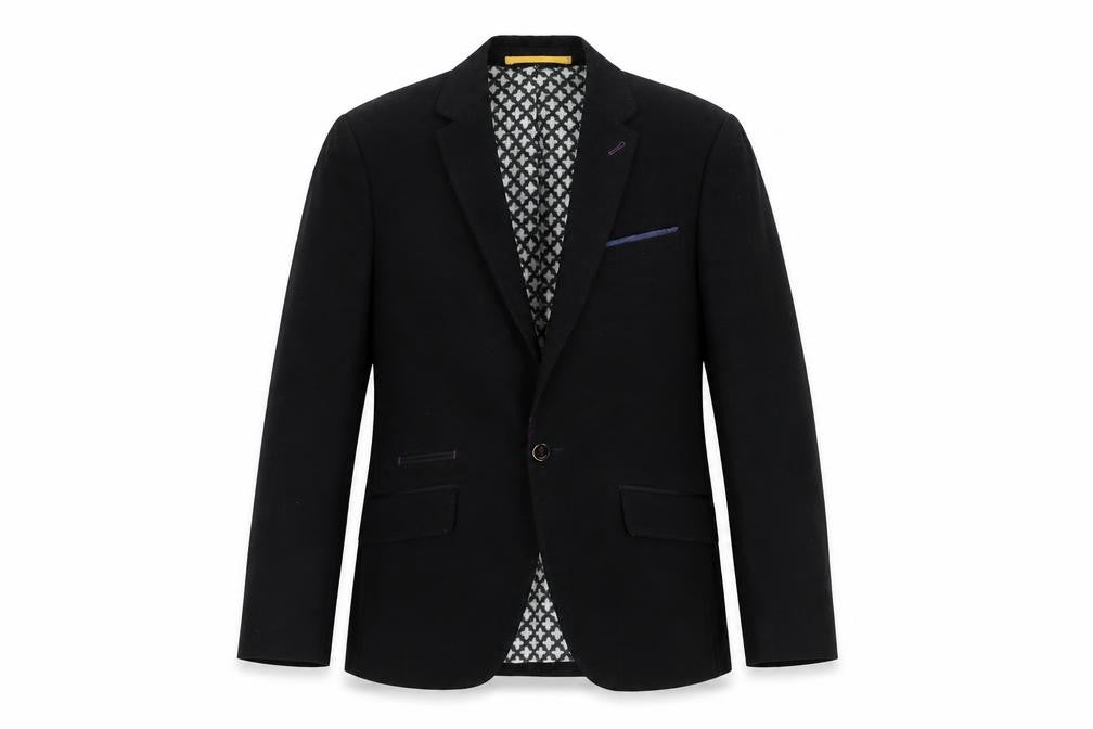 Mens UK Size 34 Ted Baker Regular Black Suit Jacket