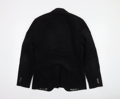 Ted Baker Men's Black Slim Fit Blazer Jacket Size M Classic Two-Button