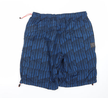 Nike Sportswear Men's Blue Cargo Shorts Size M 31/33 Elastic Waist