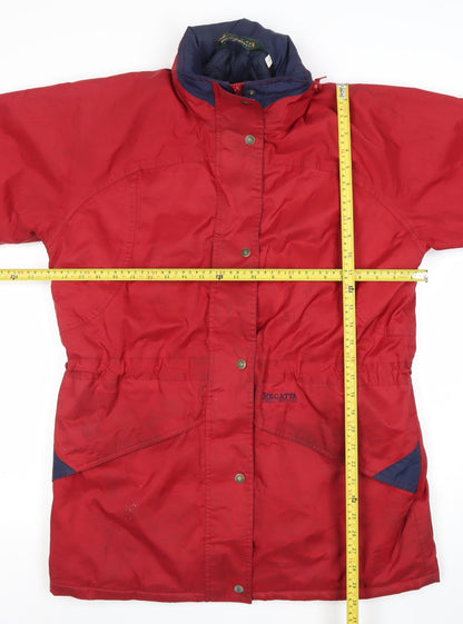 Womens UK Size 12 Regatta Red Parka Coat