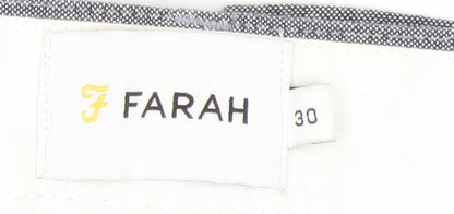 Womens UK Size 30 Farah Regular Fit Chino Shorts