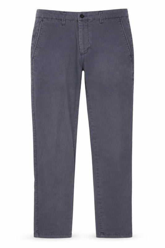 Remus Uomo Men's Blue Slim Fit Chino Trousers 32L