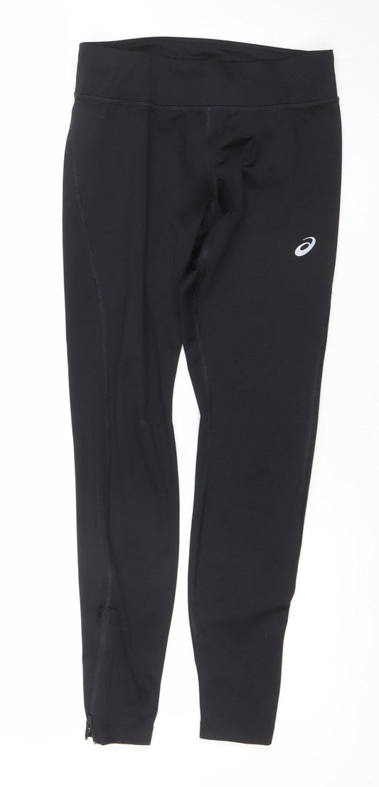 ASICS Womens Black S Compression Running Leggings