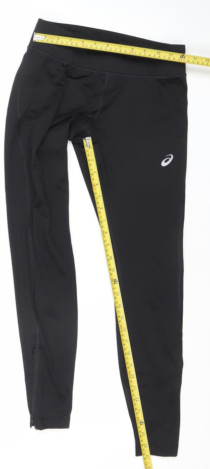 ASICS Womens Black S Compression Running Leggings