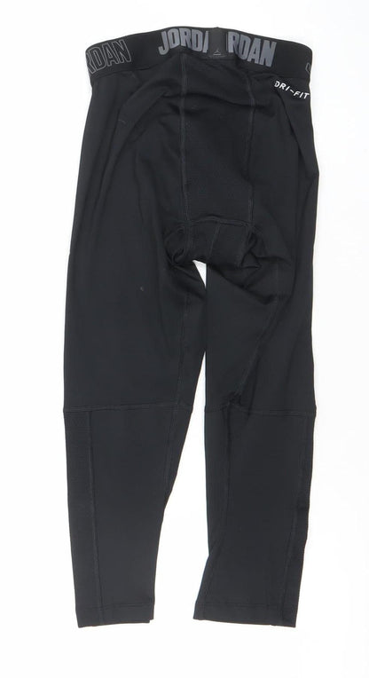 Jordan Boys Black XS Compression Dri-Fit Sports Leggings