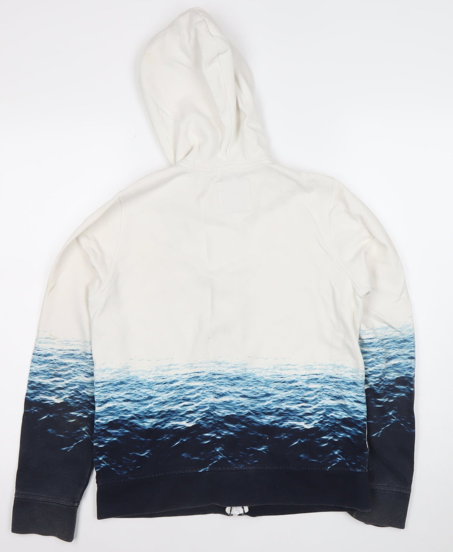 Boys UK Size 13-14 Years abercrombie kids White Full Zip Hoodie