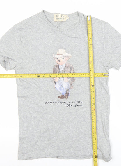 Ralph Lauren Polo Denim & Supply Grey XS Polo Bear Men's T-Shirt