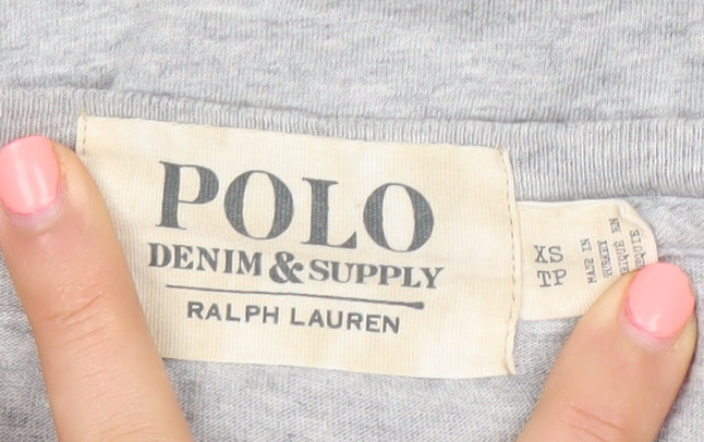 Ralph Lauren Polo Denim & Supply Grey XS Polo Bear Men's T-Shirt